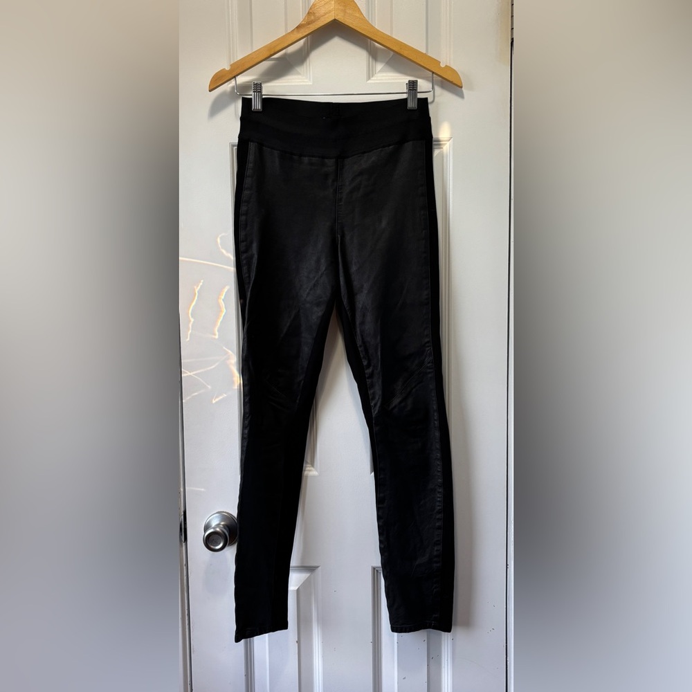 Paige Women's‎ Paloma Leather Ponte Leggings Size Large